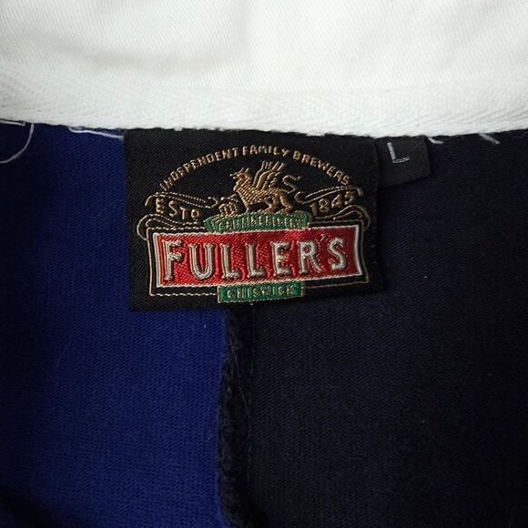 Vtg ESB Champion Ale Polo Rugby Shirt Mens Size Medium Fullers Brewery - Picture 4 of 5